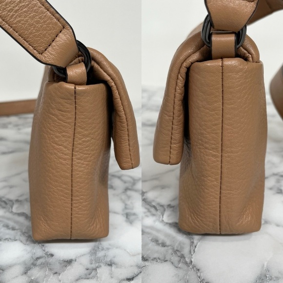 AIMEE KESTENBERG Broadway Mini Crossbody Bag Tan Pebbled Leather - Picture 14 of 16